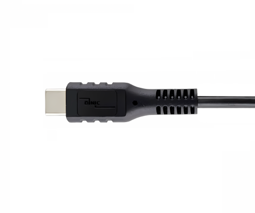 USB Typ C auf C 90°, Ladekabel, C auf C gewinkelt, 60W, 3A, OD: 3.5mm, schwarz, Polybag, 1m
