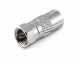 Adapter F-Stecker auf Koax-Kupplung, SAT Stecker auf ANT Kupplung, Vollmetall