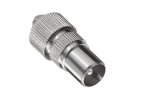 DINIC Koaxial Stecker 9,5mm mit Schraubanschluss Metallausführung  für Koaxialkabel 4,5 - 7,5mm