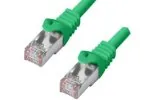 DINIC Cat.6 Premium Patchkabel, PiMF/S-FTP, LSZH, grün, 1m