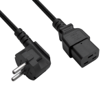 Netzkabel KS C 8305 auf C19, 1mm², KC, 1,8m KS C 8305 (YP-22K) - C19, schwarz