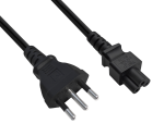 DINIC Stromkabel, Netzkabel für Italien auf C5 Stecker, 1,80m