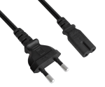 DINIC Netzkabel Korea 2pin auf C7, 0,75mm², KTL, 1,8m