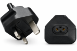 DINIC Stromadapter England, C7 auf UK Typ G 3A