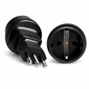 DINIC Reisestecker für Italien, 3-Pin Netzadapter, Adapter IT