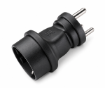 Stromadapter Südafrika/Indien CEE 7/7 auf Typ D CEE 7/7 Buchse/SANS 164-1, Typ D Stecker, YL-8123