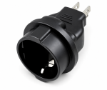 DINIC Reisestecker für USA Amerika, Japan u. Thailand auf Schuko, 3-Pin Netzadapter
