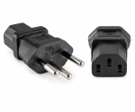 DINIC Netzadapter, Stromadapter Schweiz auf Kaltgeräte Buchse