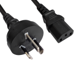 DINIC Netzkabel Australien, Typ I auf C13, SAA, Tick Mark, 5m