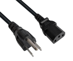 DINIC Netzkabel für Amerika USA Typ B auf C13 Kaltgeräte,