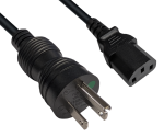 DINIC Netzkabel Amerika USA Typ B HOSPITAL GRADE auf C13, 5m