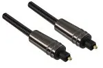 DINIC Premium Toslink-Kabel Stecker auf Stecker, Dubai Range, schwarz 2m-5m