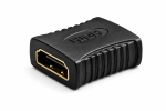 DINIC HDMI Adapter A Buchse auf A Buchse, vergoldete Kontakte, schwarz