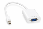 DINIC Adapter VGA Bu. auf MDP Mini DisplayPort St., Thunderbolt kompatibel, weiß, 0,20m