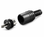 DINIC Lautsprecherstecker, schwarz, 2 Stück
