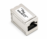 DINIC RJ45 Cat 7 Kupplung, bulk RJ45 Buchse auf Buchse, geschirmt, Vollmetall