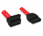 DINIC S-ATA Kabel gewinkelt, S-ATA gerade auf S-ATA 90° rechter winkelt