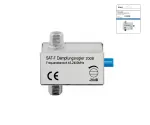 SAT-Dämpfungsregler 0 dB - 20 dB F-Stecker auf F-Stecker