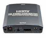 DINIC SCART-HDMI Adapter Video und Audio analog auf HDMI bis 1080p@60Hz, schwarz