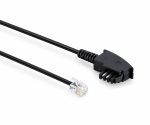 DINIC Telefonkabel TAE-F -RJ11 Universal, Box, TAE-F Stecker auf Westernstecker 6P4C 4-polig, 10m