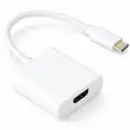 Adapter USB Typ C Stecker auf HDMI Buchse, 4K*2K@60Hz, HDR, DINIC Blister, weiß