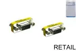 DINIC VGA Adapter/Gender Changer, 15-pol Buchse auf Buchse